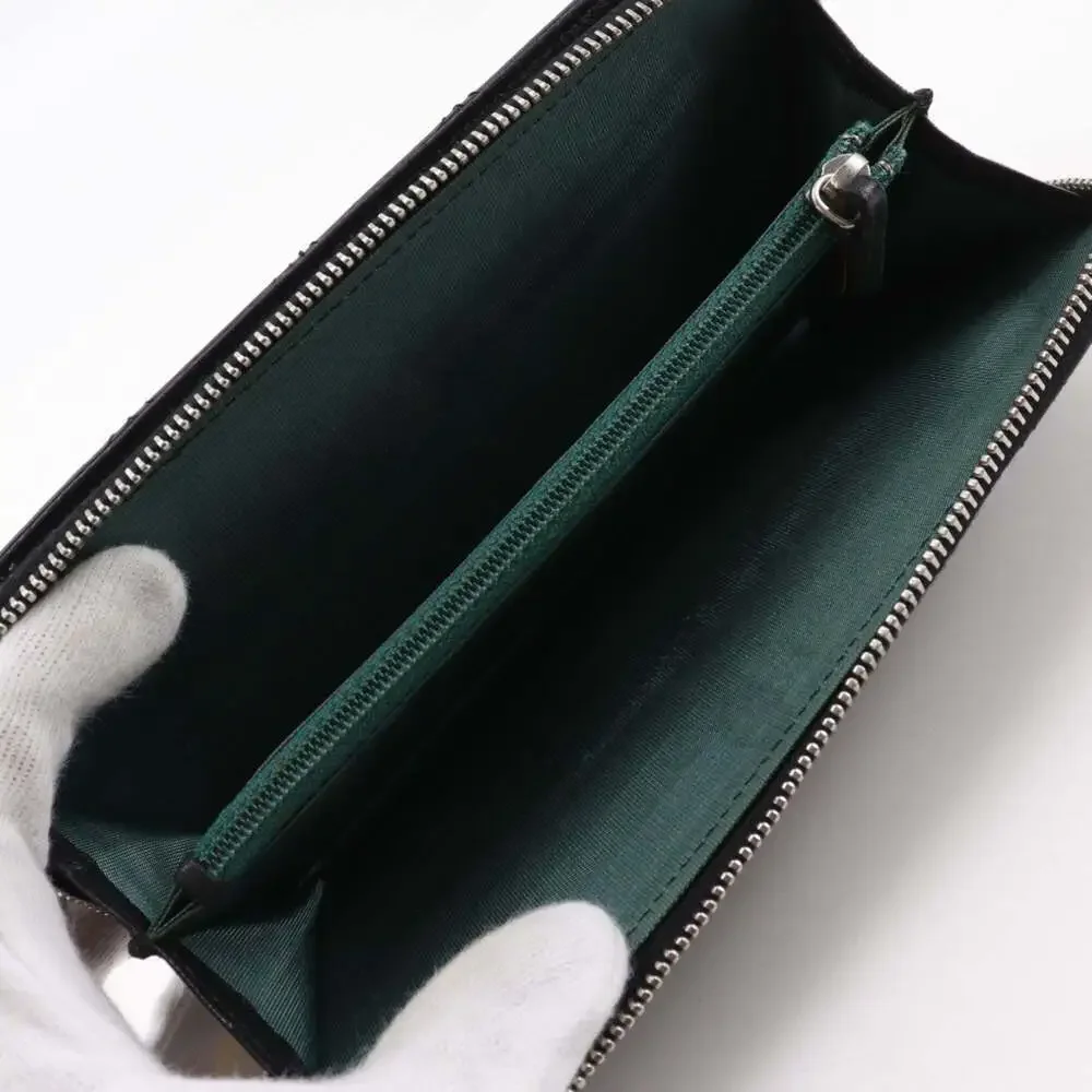 CHANEL Black Lambskin Leather Wallet